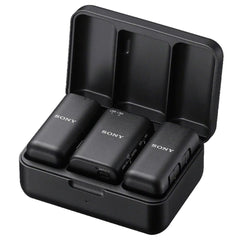 Sony ECM W3 2 Person Dual Channel Wireless Microphone System (Black)