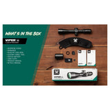 Vortex Viper HD 3-15x44 Riflescope (VMR-3 MOA Reticle) with 30mm Main Tube