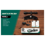 Vortex Viper HD 3-15x44 Riflescope (VMR-3 MRAD Reticle) with 30mm Main Tube