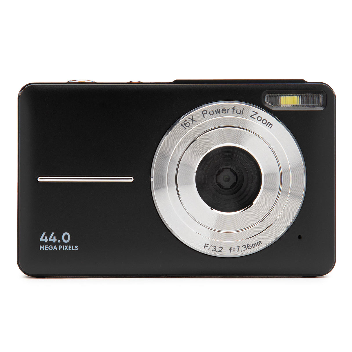 Koah 44MP FHD Point and Shoot Digital Camera with 16X Power Zoom (Black)