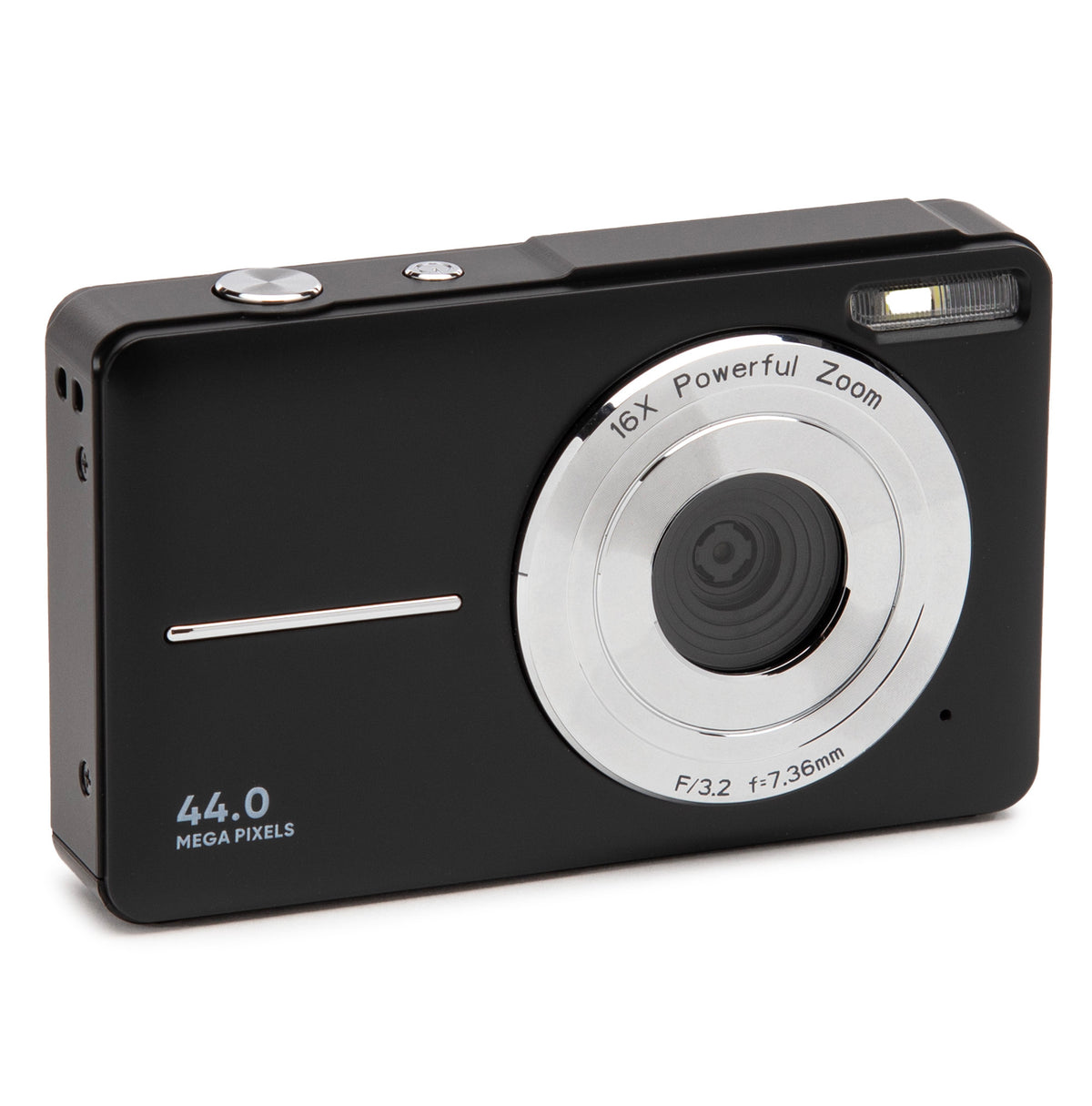 Koah 44MP FHD Point and Shoot Digital Camera with 16X Power Zoom (Black)