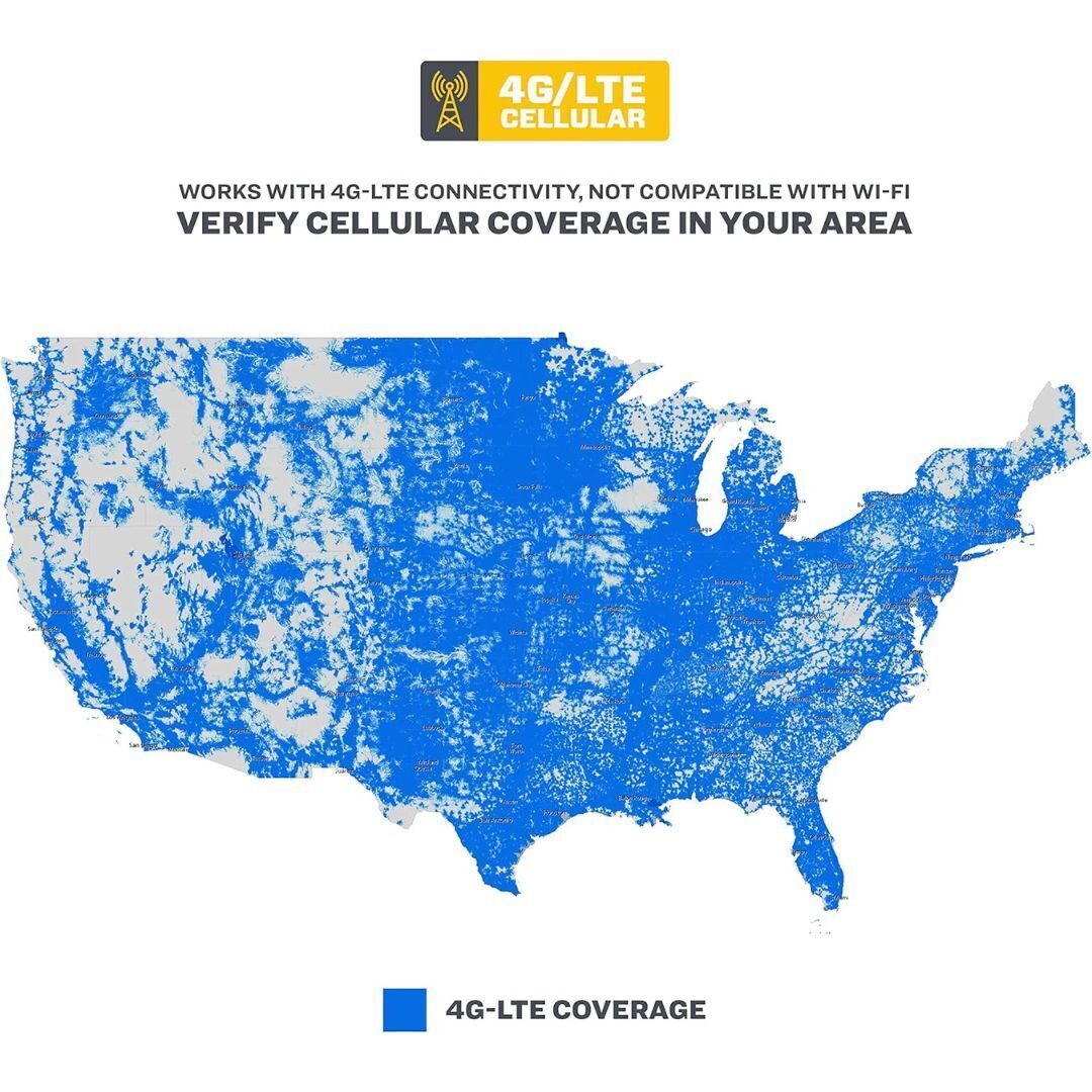 Vosker V150 Solar-Powered LTE Cellular Motion Activated Home Security Outdoor Camera (Black)