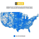 Vosker V150 Solar-Powered LTE Cellular Motion Activated Home Security Outdoor Camera (Black)