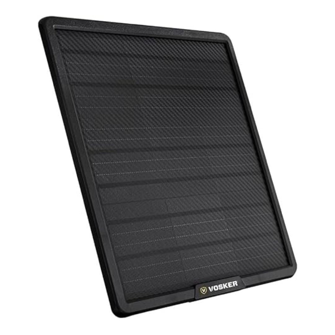 Vosker 2-in-1 Solar 15000 mAh Wireless Outdoor USB Battery Pack Power Bank (Black)