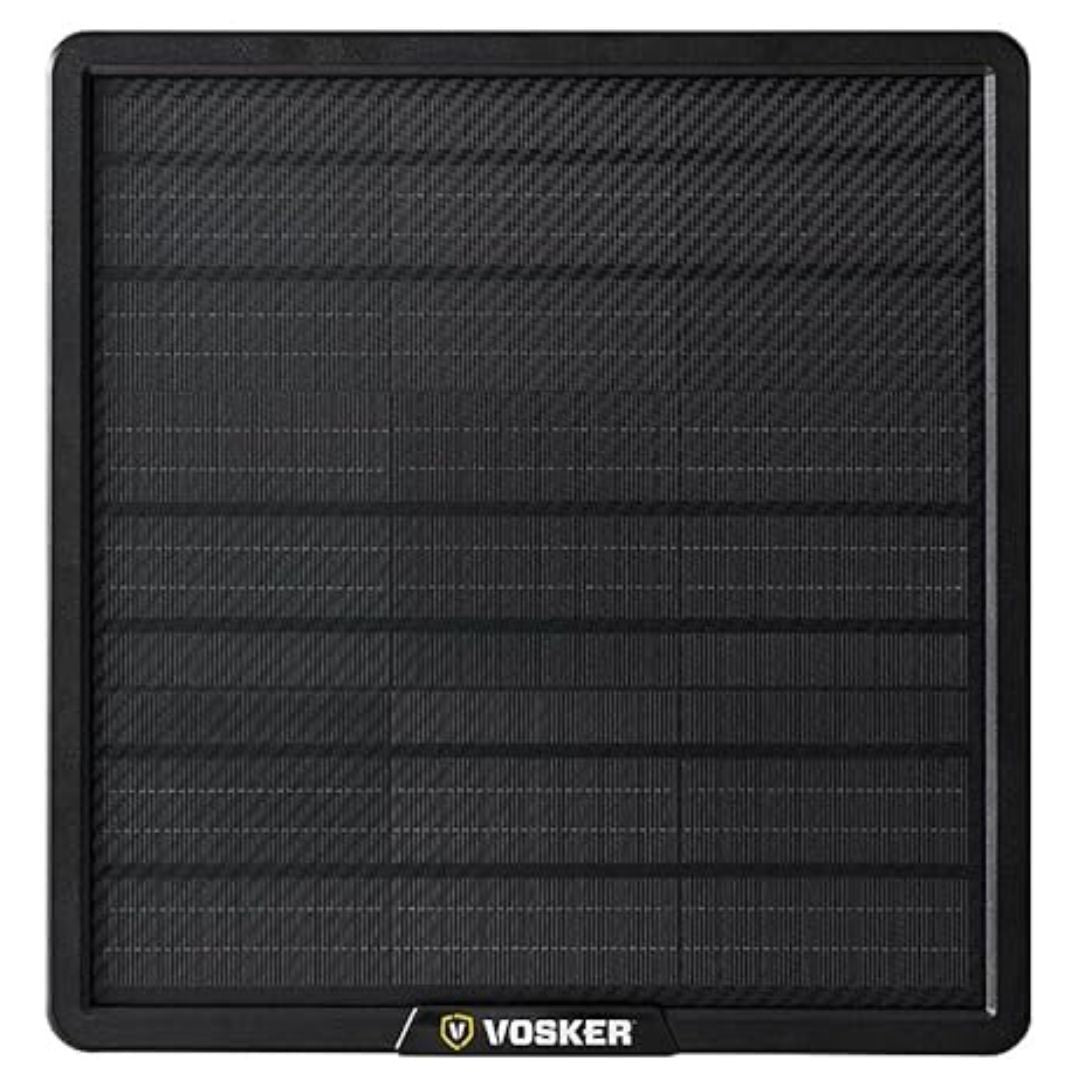 Vosker 2-in-1 Solar 15000 mAh Wireless Outdoor USB Battery Pack Power Bank (Black)