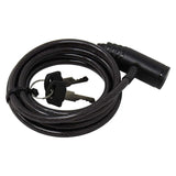 Vosker Security Camera 6-Feet Security Cable Lock with 2 Keys (Black)
