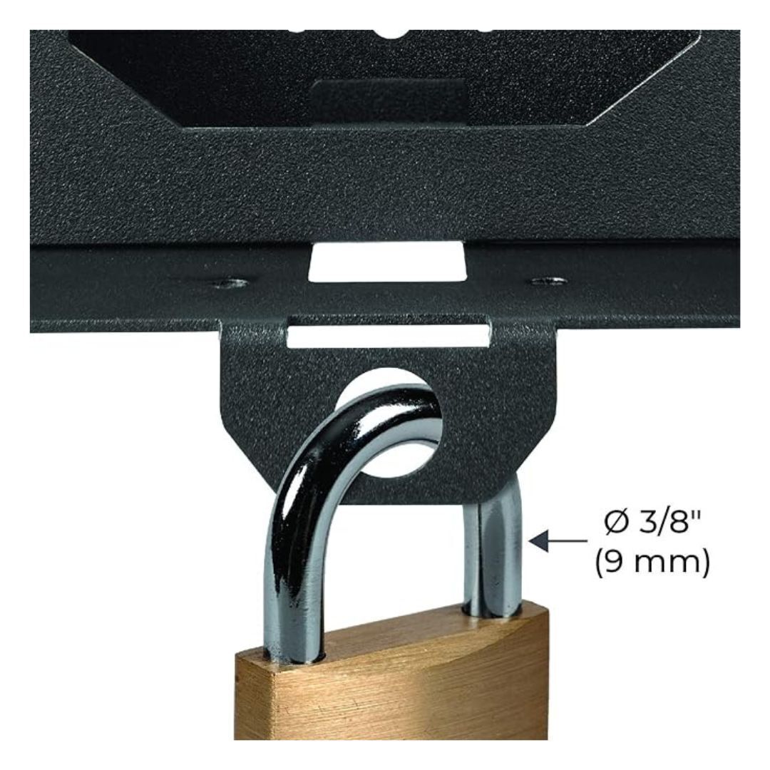 Vosker Metal Heavy Duty Steel Case Security Box for V150 Outdoor Camera (Black)