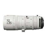 DZOFilm Catta FF 70 to 135mm T2.9 Cine Zoom Lens for Sony E Camera with Parfocal Design (White)