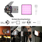 Zhiyun FIVERAY M20C RGB LED Light with Zhiyun FIVERAY M20 Bi-Color LED Light, and Tripod