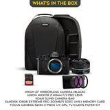 Nikon Zf Mirrorless Camera with 40mm f/2 (SE) Lens, Camera Bag, 128GB SD, and Lens Filter Kit