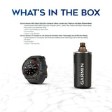 Garmin Descent Mk3i Watch Style-Dive Computer (Carbon Gray, Black) with Descent T2 Transceiver