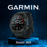 Garmin Descent Mk3i Watch Style-Dive Computer with Charger Stand and Port Plugs