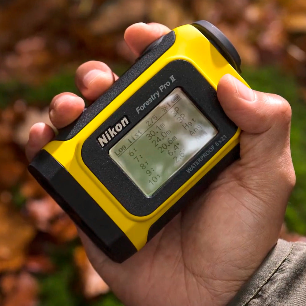 Nikon Forestry Pro II Laser Rangefinder with Lens Pen, Retractable Rangefinder Tether, and Batteries