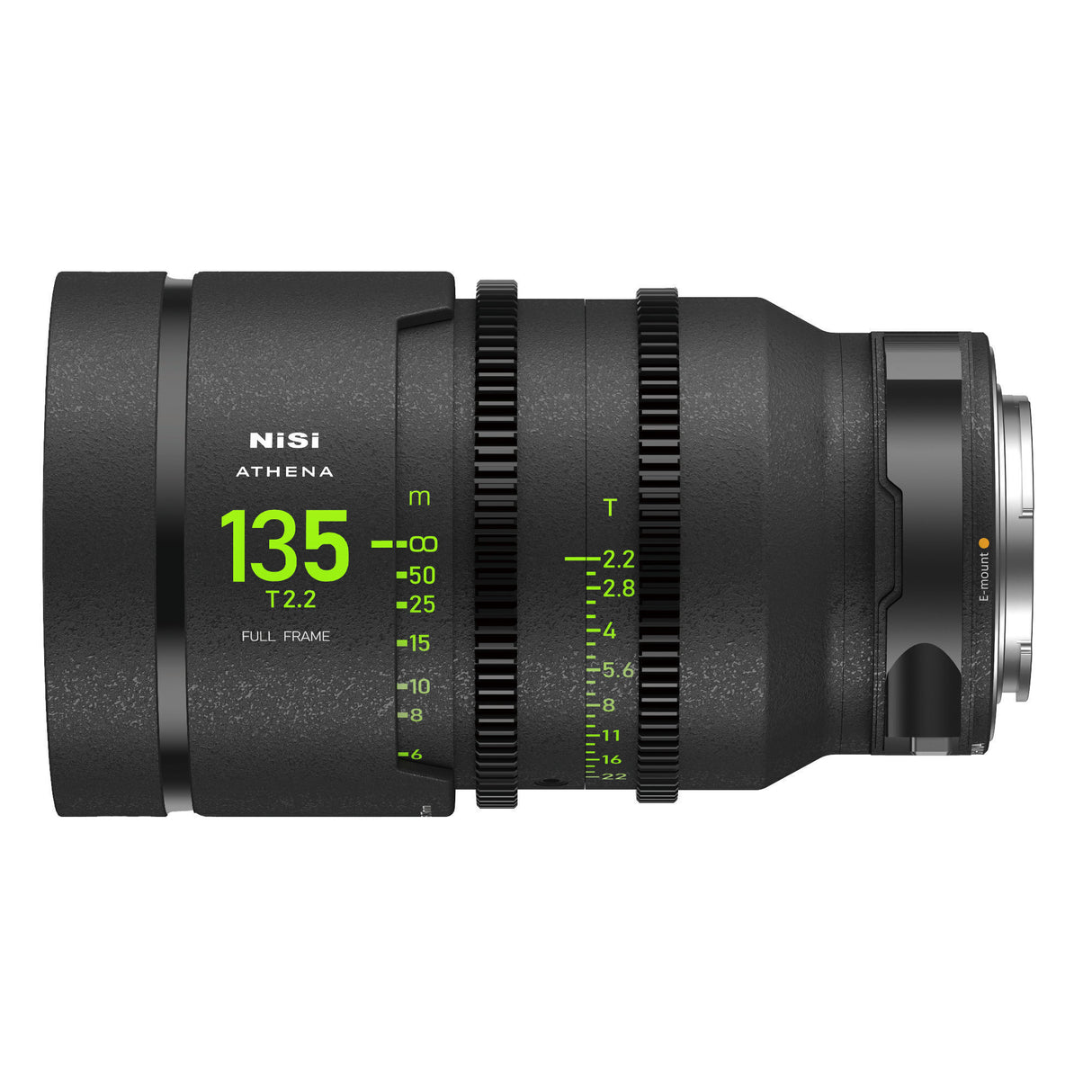 NiSi 135mm Athena Prime Full Frame Cinema Lens T2.2 (E Mount)