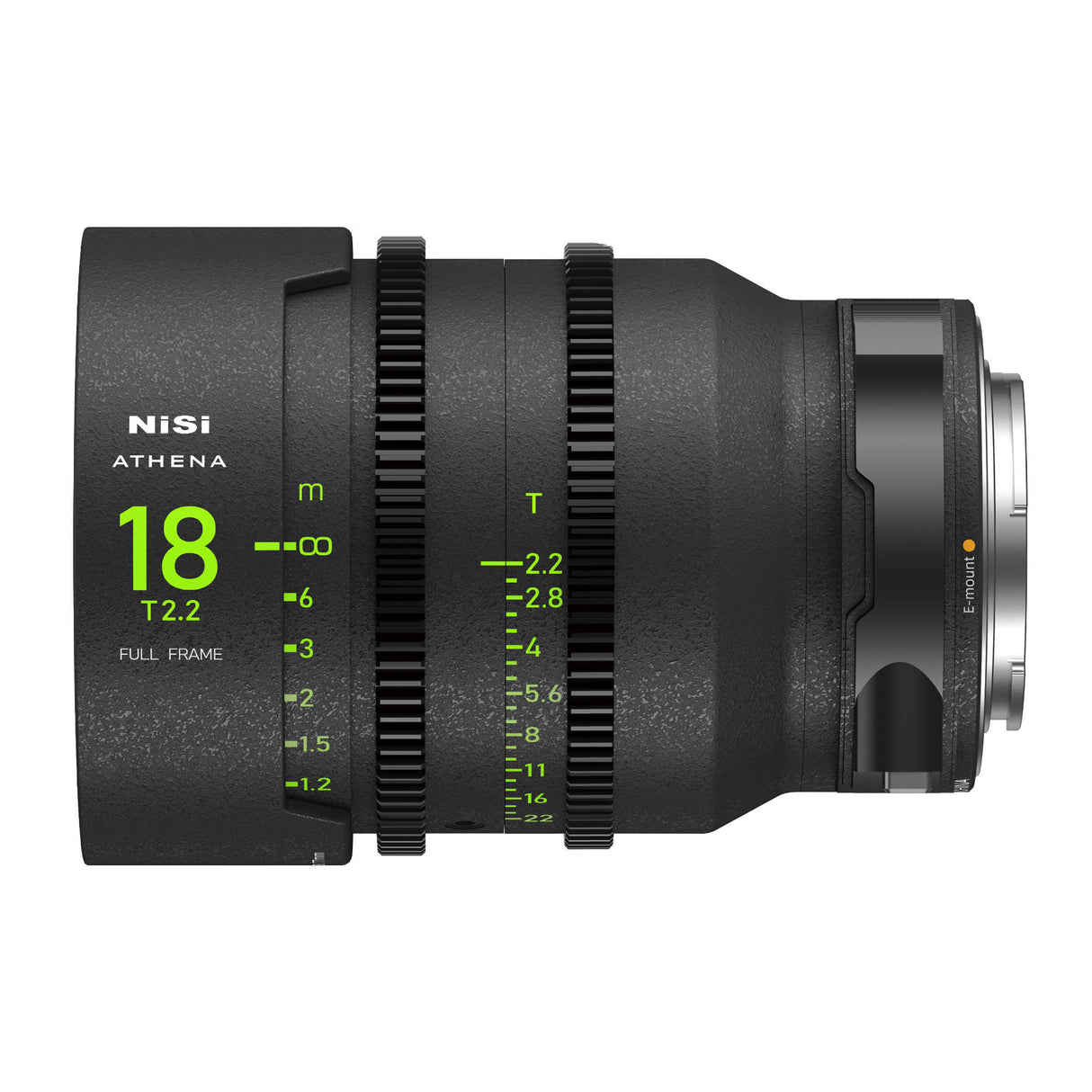 NiSi 18mm ATHENA PRIME Full Frame Cinema Lens T2.2 (E Mount)