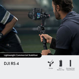 DJI RS 4 Gimbal Stabilizer with Joystick Mode Switch and 2nd Gen Native Vertical Shooting