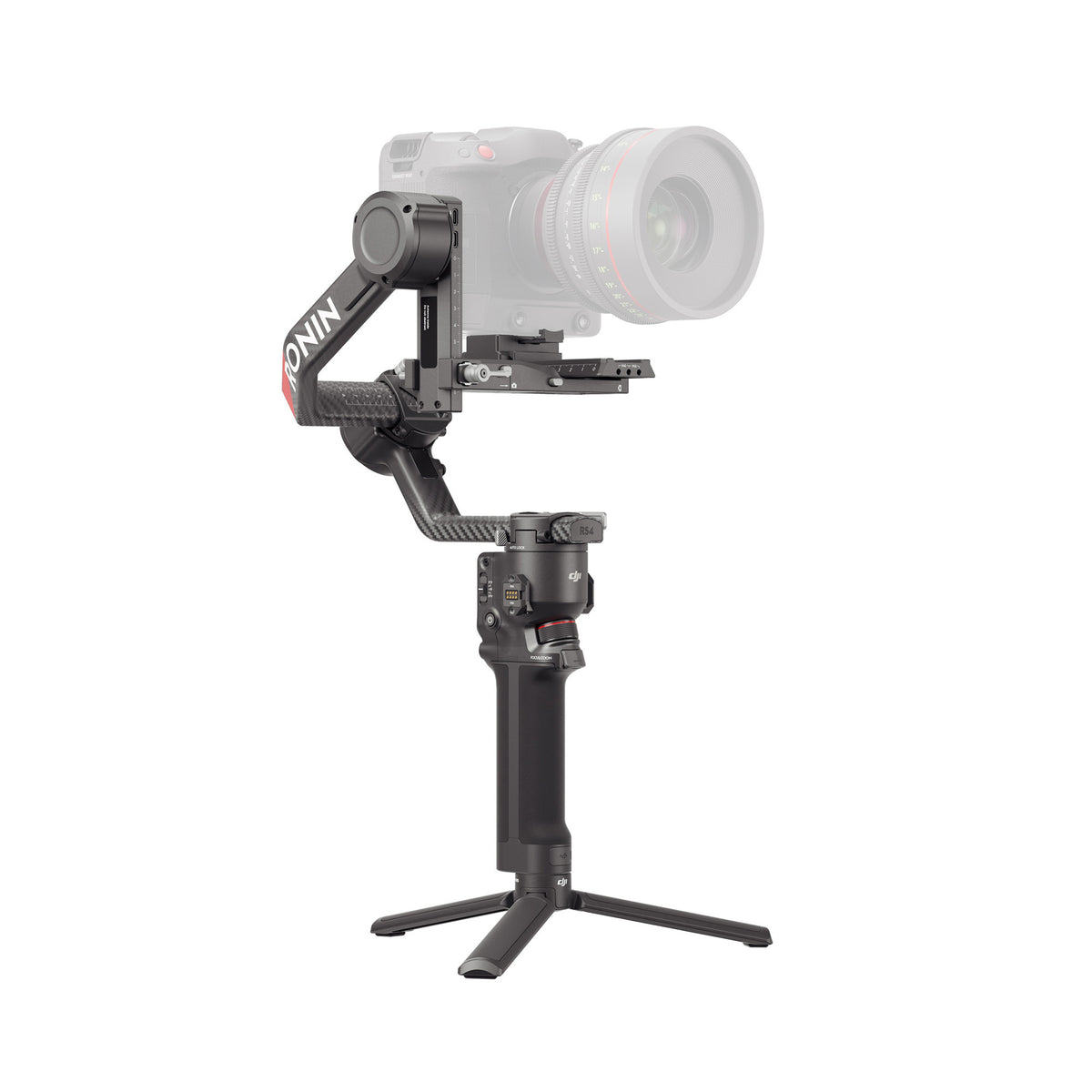 DJI RS 4 Gimbal Stabilizer Combo with Joystick Mode Switch and High-Capacity Battery Grip