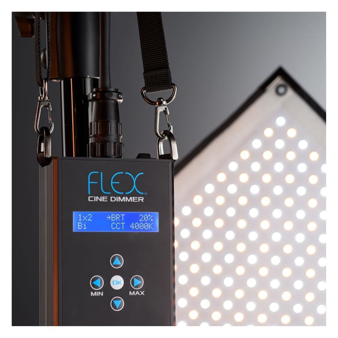 Westcott 1 x 1-Feet Flex Cine Bi-Color LED 2-Light Travel Kit with Mini V-Mount Batteries