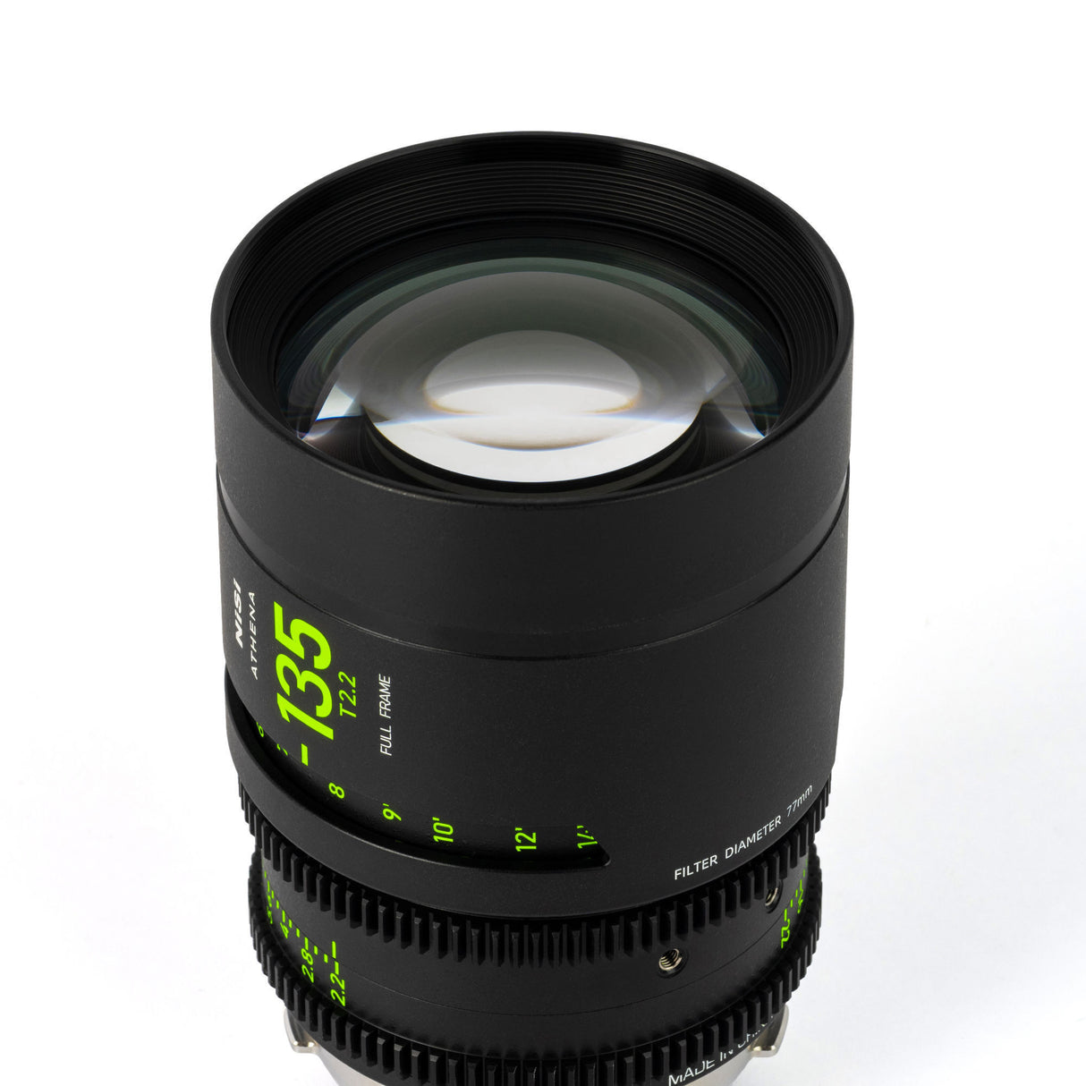 NiSi 135mm Athena Prime Full Frame Cinema Lens T2.2 (RF Mount)