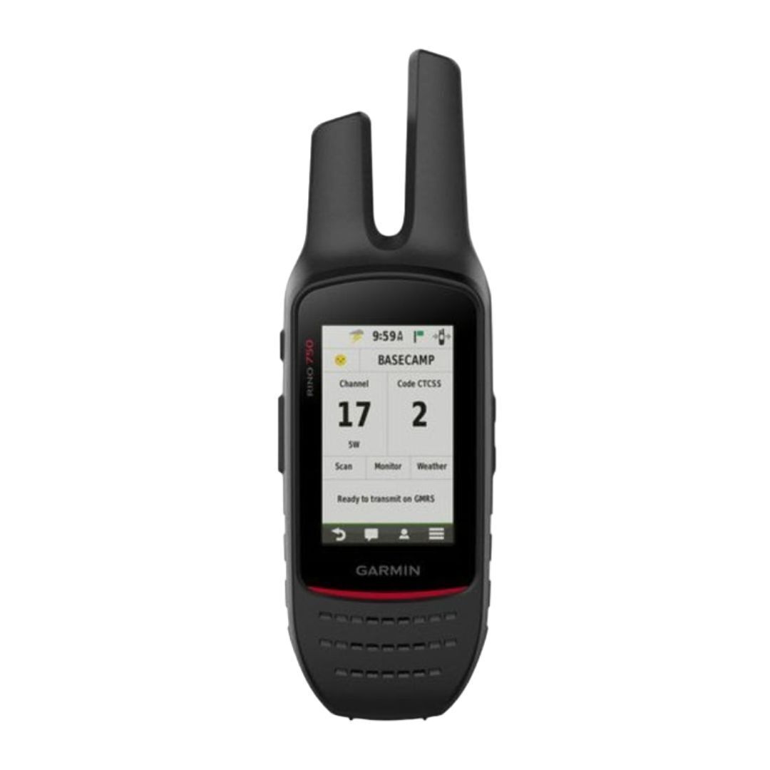 Garmin Rino 750 Rugged Handheld 2-Way Radio and GPS Navigator (Black)