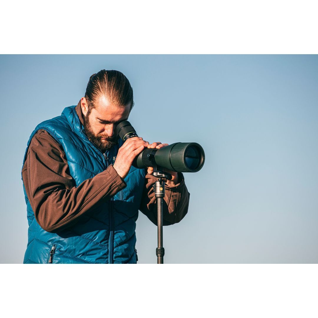 Vanguard VEO HD 80A 20-60 x 80  Angled Spotting Scope with Twist Eyecup and Built-In Sunshield