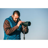 Vanguard VEO HD 80A 20-60 x 80  Angled Spotting Scope with Twist Eyecup and Built-In Sunshield