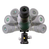 Vanguard VEO HD 80A 20-60 x 80  Angled Spotting Scope with Twist Eyecup and Built-In Sunshield