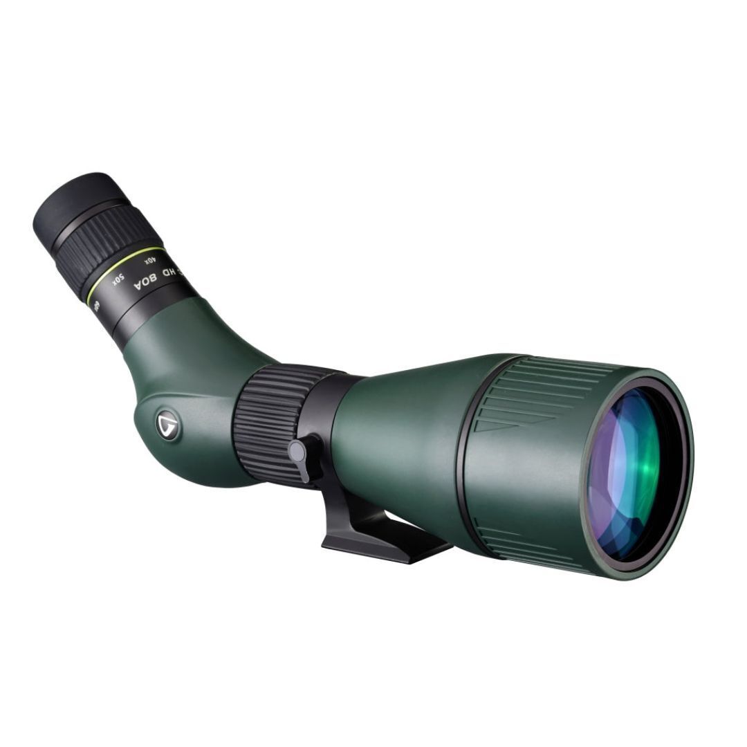 Vanguard VEO HD 80A 20-60 x 80  Angled Spotting Scope with Twist Eyecup and Built-In Sunshield