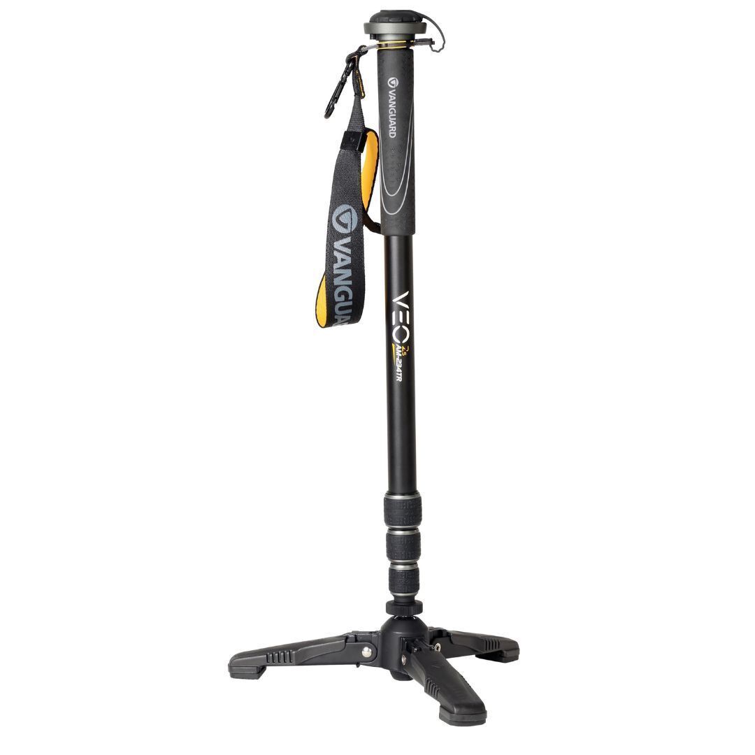 Vanguard VEO 2S AM-234TR Aluminum Monopod with Smartphone Holder and Remote (Black and Gray)