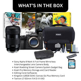 Sony Alpha 9 Mark III Full-frame Mirrorless Camera with 17-50mm F/4 Di III VXD, 128GB SD Card Bundle