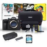 Sony Alpha 9 Mark III Full-frame Mirrorless Camera with Editing Software, 128GB SD Card Bundle