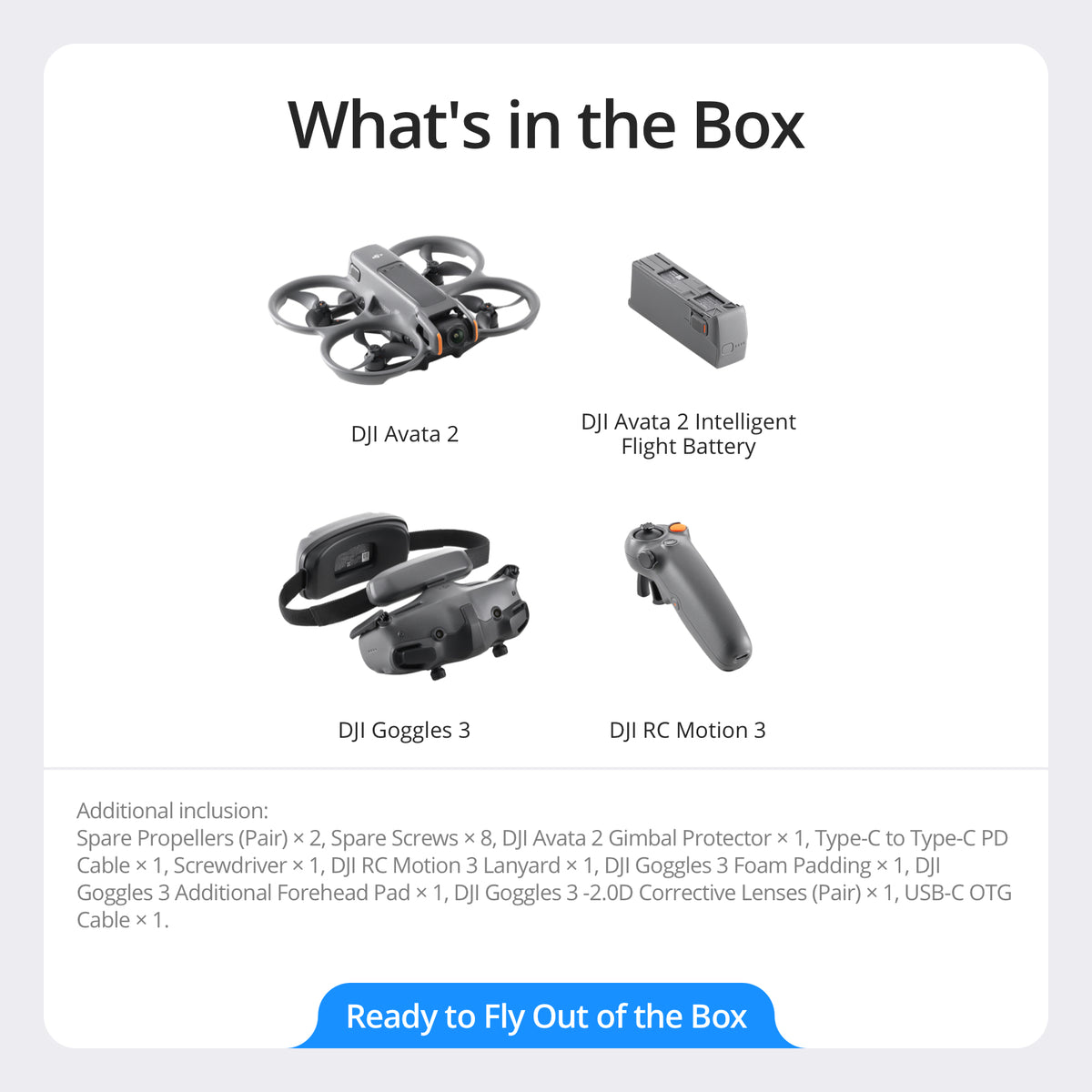DJI Avata 2 Fly More Combo (Single Battery)