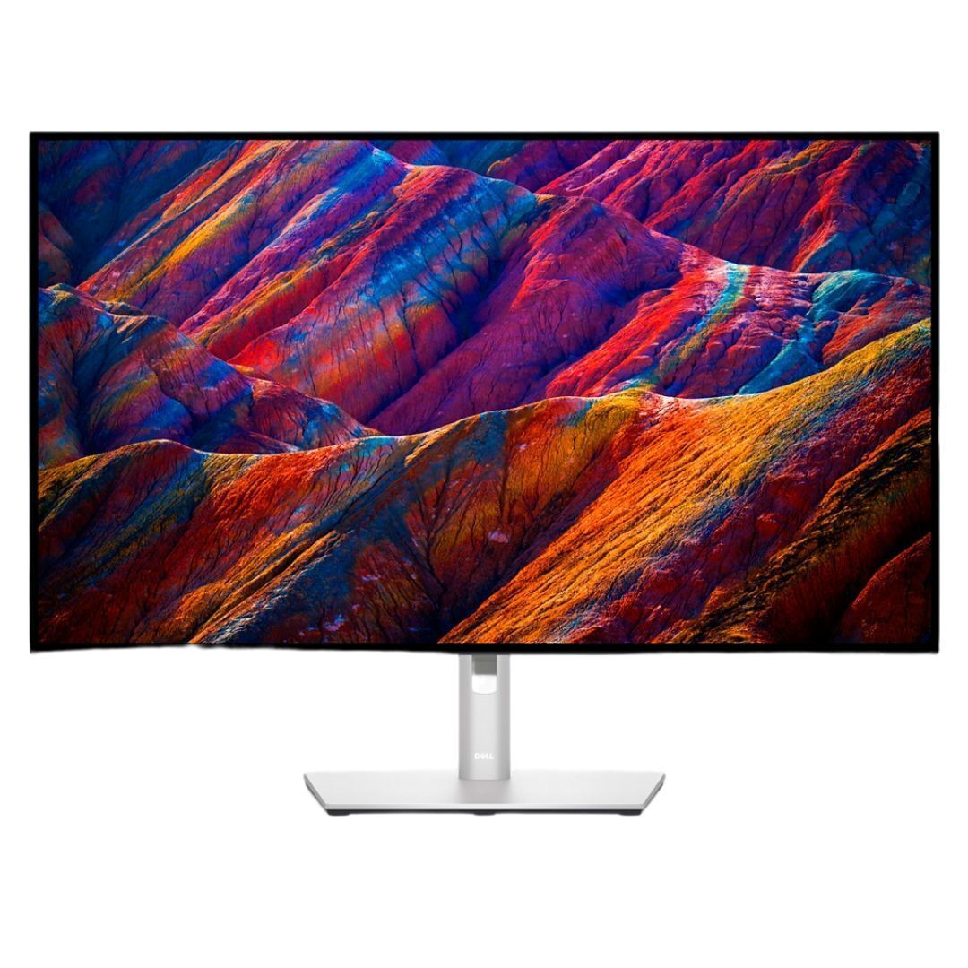 Dell UltraSharp U3223QE 31.5 Inch 14K UHD Black and Silver LCD Monitor