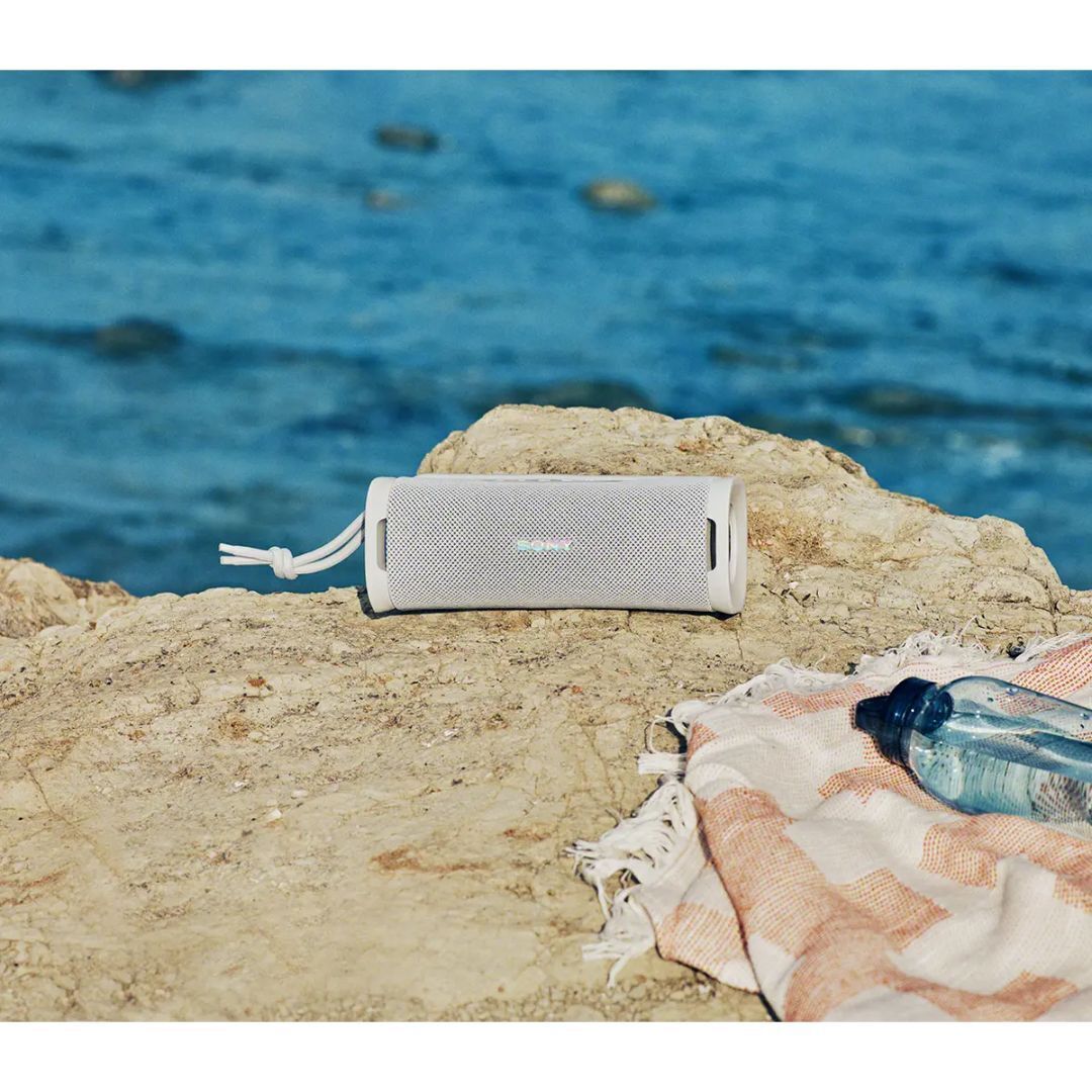 Sony ULT FIELD 1 Bluetooth Wireless Portable Speaker with Echo Canceling Technology (Off-White)