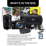 Sony Alpha 7 Mark V Full-frame Mirrorless Camera with Editing Software, 17-50mm Lens Bundle