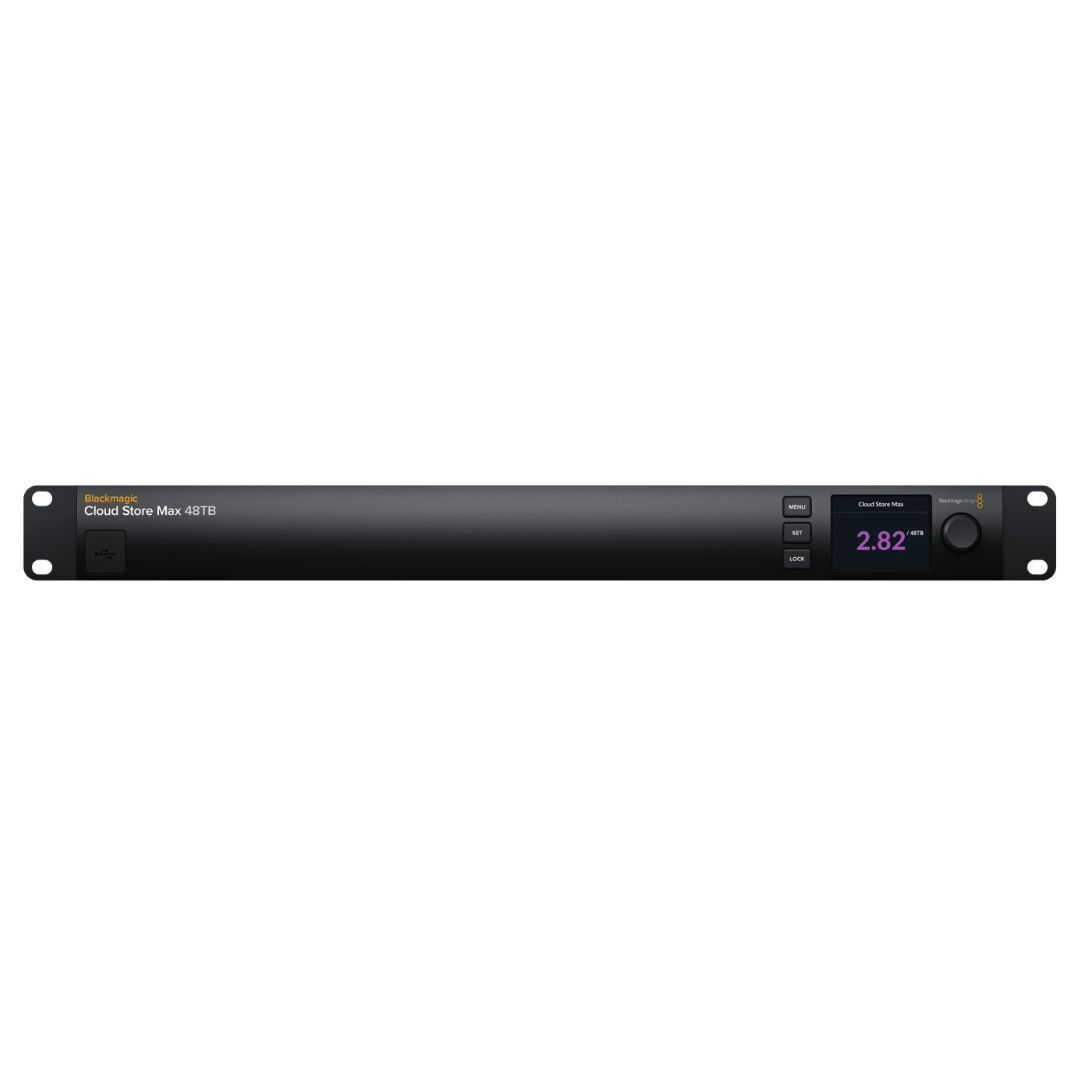 Blackmagic Design Cloud Store Max Flash Storage with 12 Card RAID 0 Flash Memory Core (48TB)