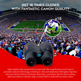 Canon 18x50 IS All Weather Image Stabilized Binoculars with Binocular Harness and Batteries Bundle