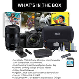 Sony Alpha 7 IV Full-frame Mirrorless Interchangeable Lens Camera with 28-70mm Lens, 17-50mm Bundle