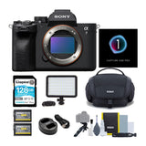 Sony Alpha a7IV Mirrorless Digital Camera with Capture One Pro Bundle, Led Light Panel Bundle