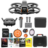 DJI Avata 2 Fly More Combo (Three Batteries) Bundle with Drone Accessories and Software Suite