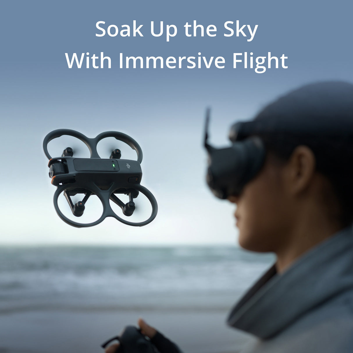DJI Avata 2 Fly More Combo (Three Batteries) Bundle with Drone Accessories and Software Suite