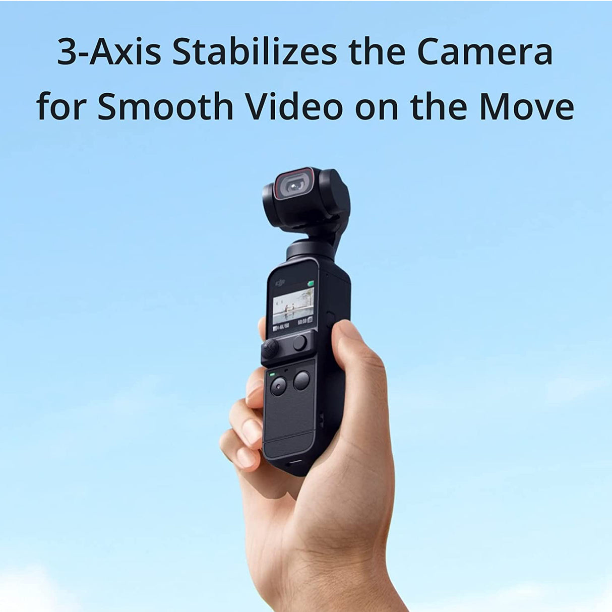 DJI Pocket 2 Compact Camera and Gimbal Creator Combo with 128GB SD Card, Case, and Spider Tripod