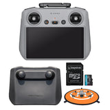 DJI RC 2 Lightweight Remote Controller for DJI Drones with 64GB SD Card and Accessory Bundle