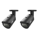 Lorex A20 IP Wired Bullet Security Camera with Smart Motion Detection Bundle (2-Pack, Black)