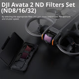 DJI FPV Remote Controller 3 with Avata 2 ND Filters Set (ND8/16/32) and Drone Accessory Bundle
