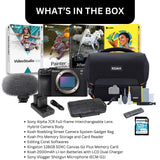 Sony Alpha 7CR Full-Frame Mirrorless Camera Body, Editing Software, 128GB SD Card Bundle