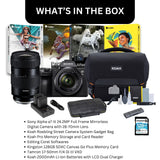 Sony Alpha 7 II Full-frame Mirrorless Interchangeable Lens Camera with 28-70mm Lens, 17-50mm Bundle