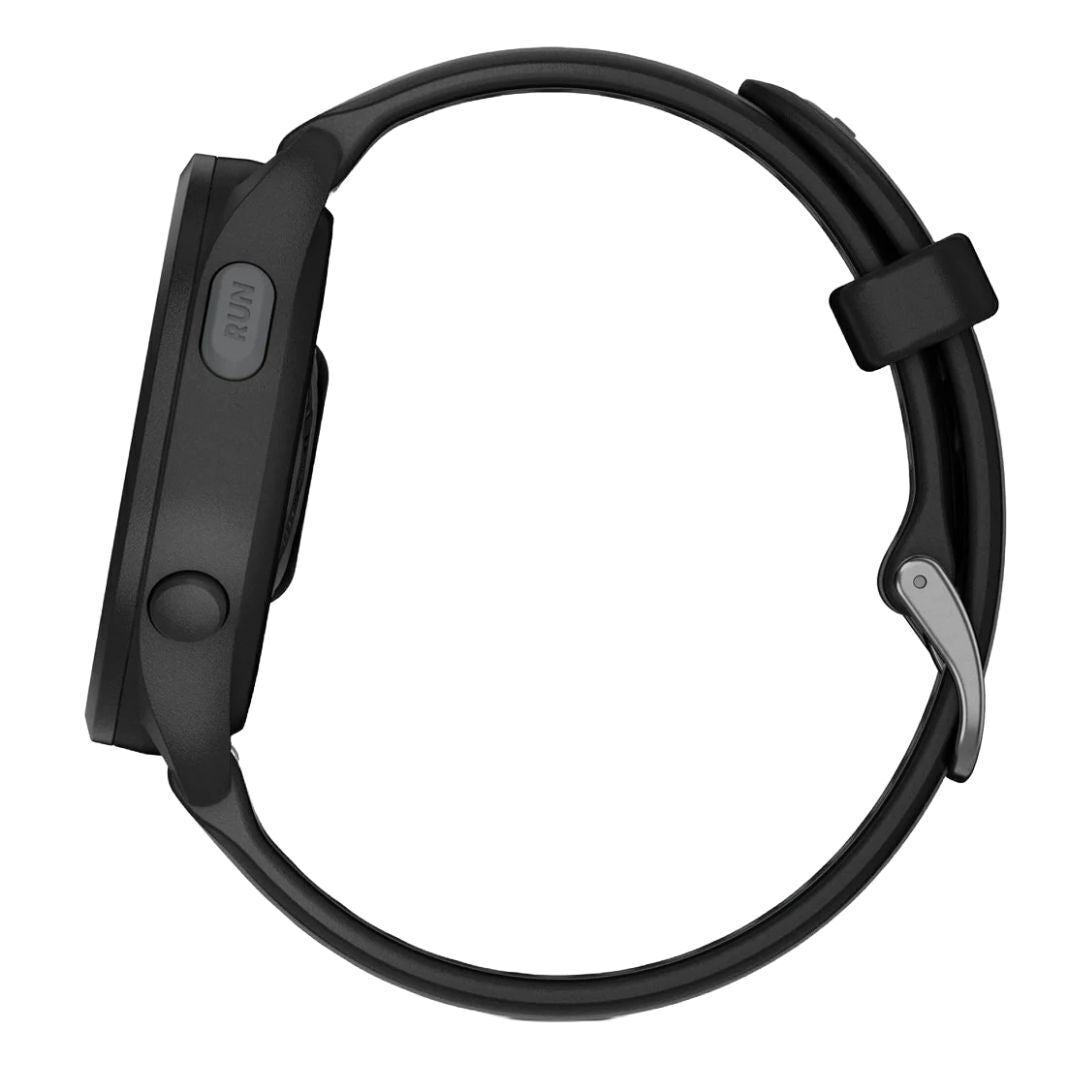 Garmin Forerunner 165 GPS Running Smartwatch (Black-Slate Gray)