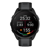 Garmin Forerunner 165 GPS Running Smartwatch (Black-Slate Gray)