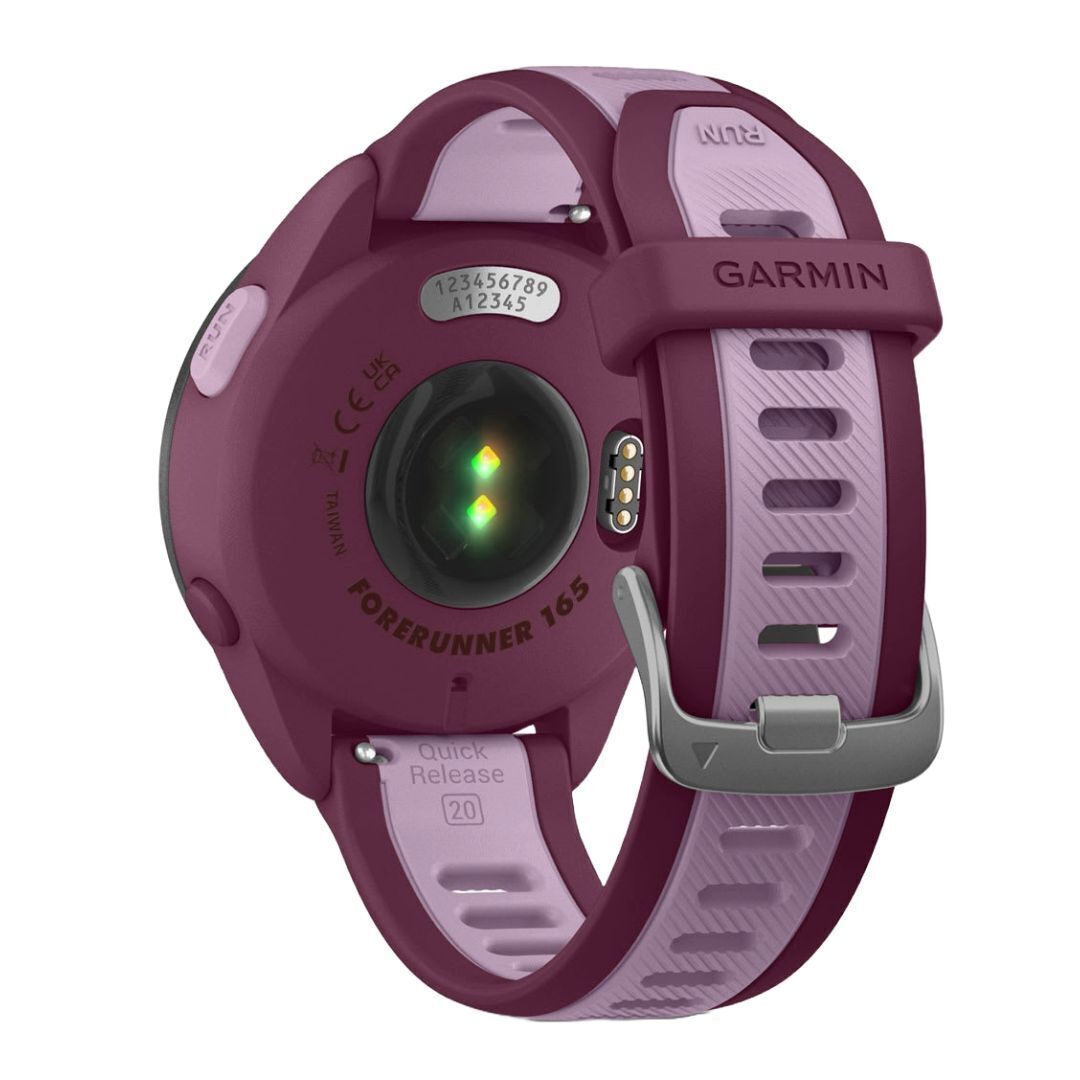 Garmin Forerunner 165 Music GPS Running Smartwatch (Berry-Lilac)